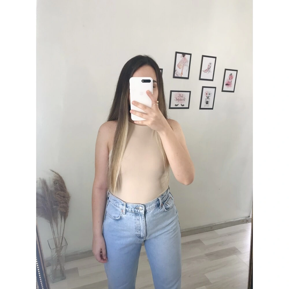 Bej Bodysuit