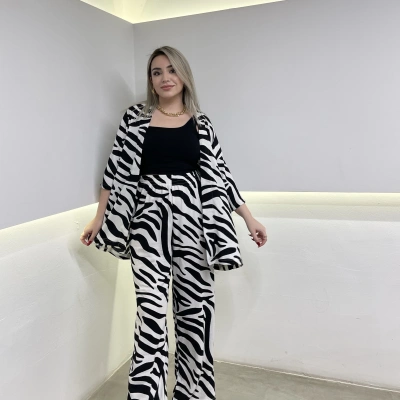 Zebra Kimono Takım