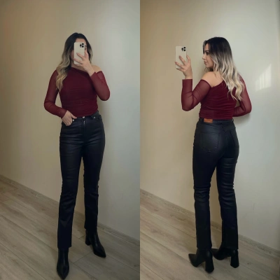 ZRA Siyah Mumlu Jean