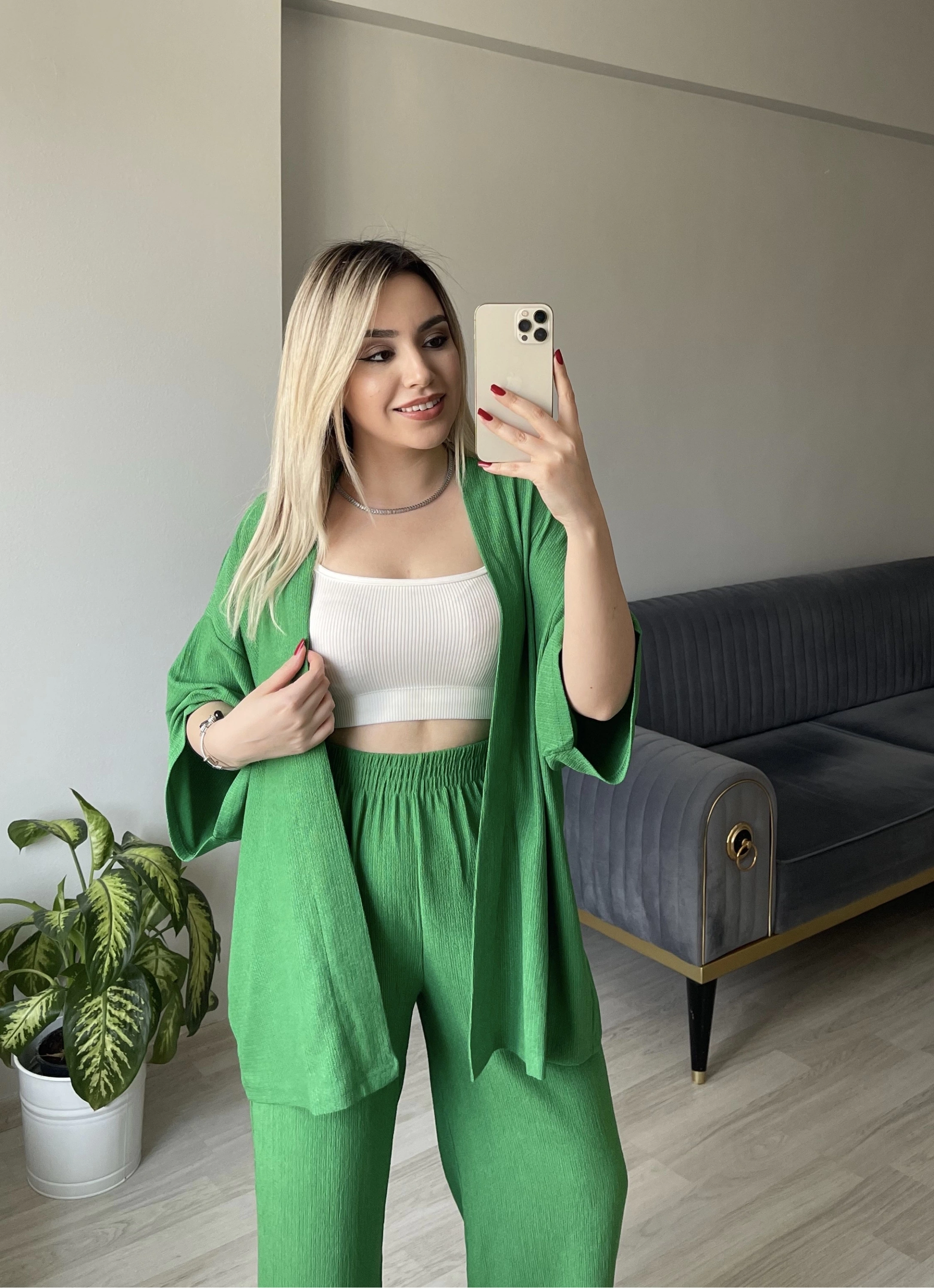 Yeşil Kimono Takım