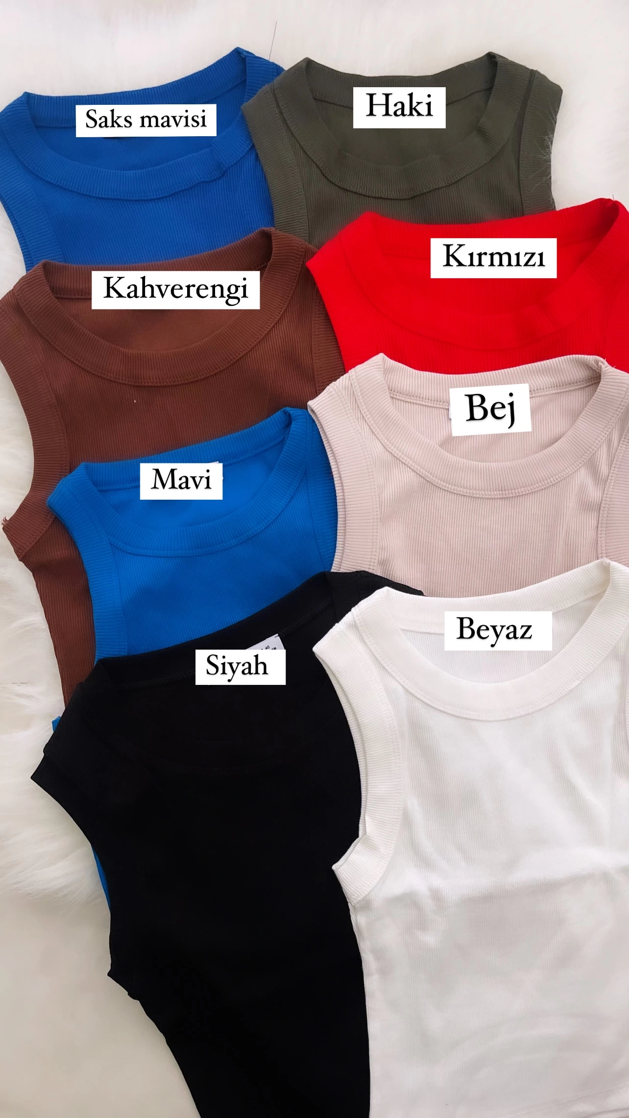 Fitilli Halter Yaka Croplar