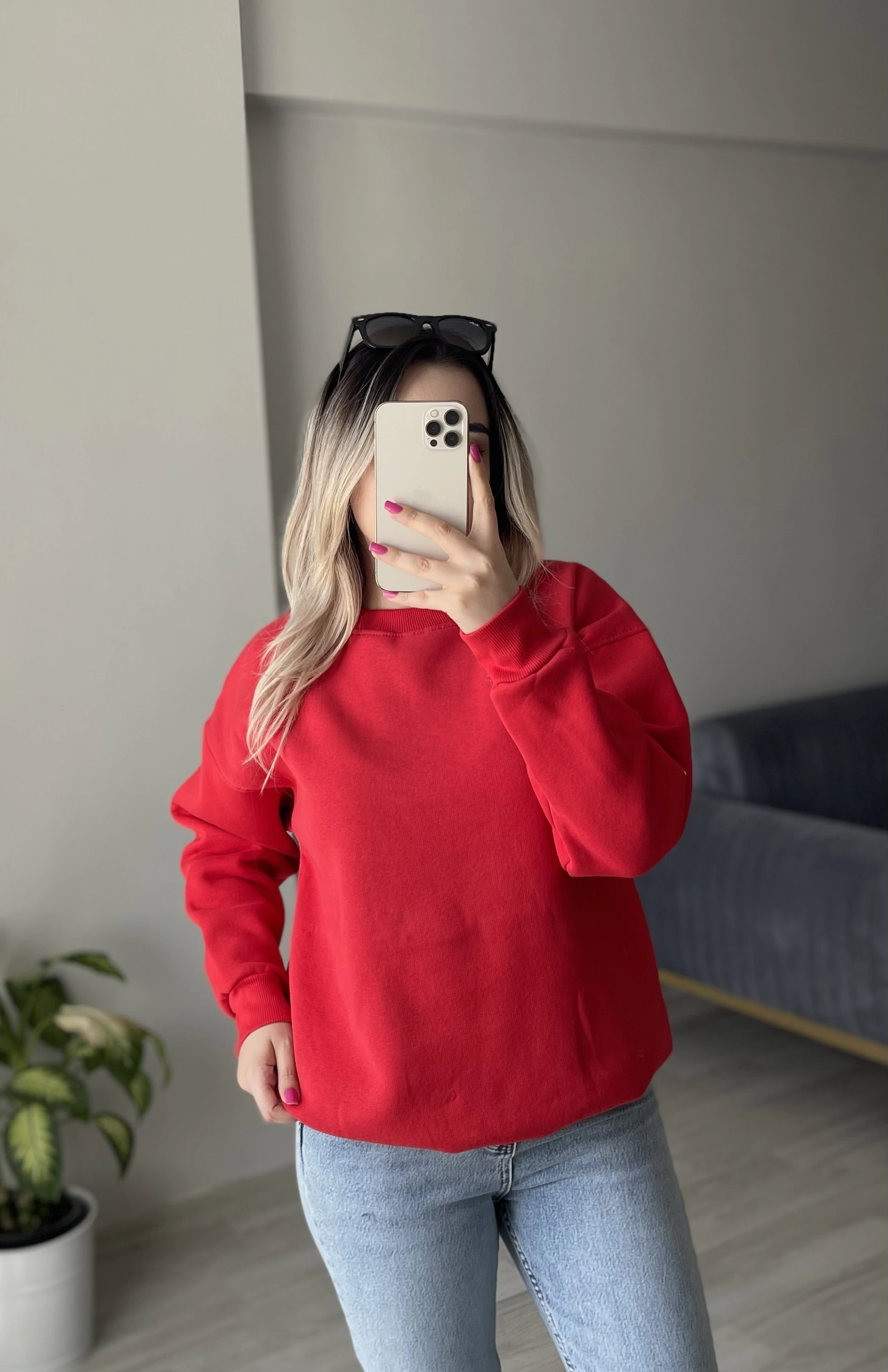 İçi Şardonlu Sweatshirtler(8 Renk)