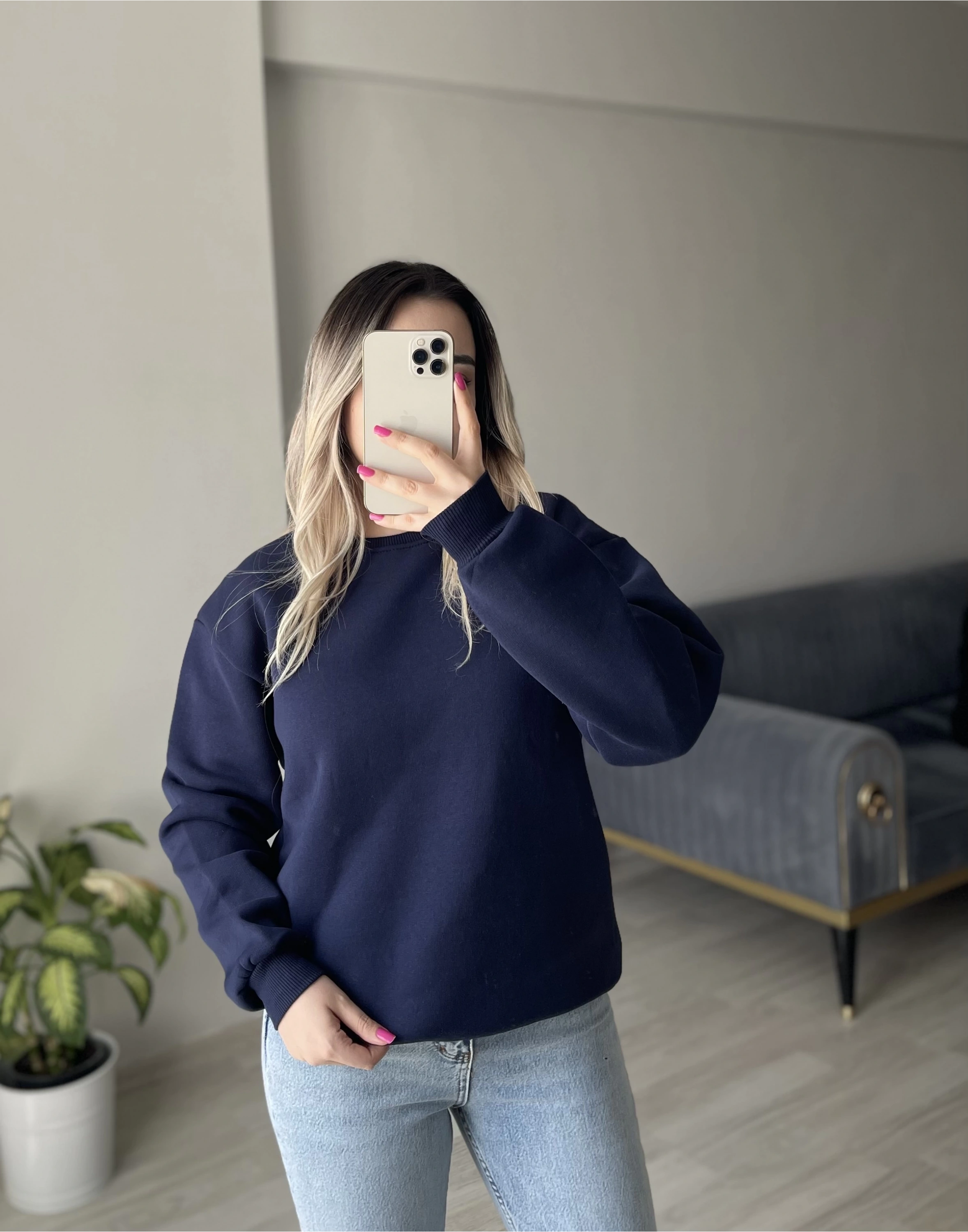 İçi Şardonlu Sweatshirtler(8 Renk)