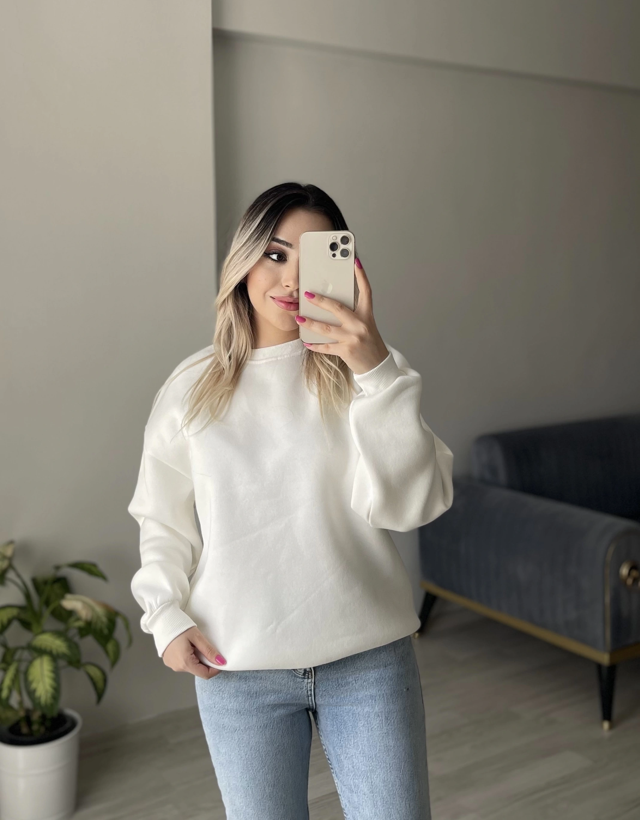 İçi Şardonlu Sweatshirtler(8 Renk)