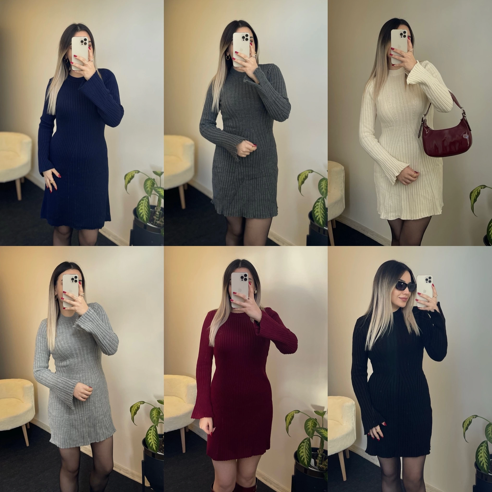 Mini Triko Elbiseler