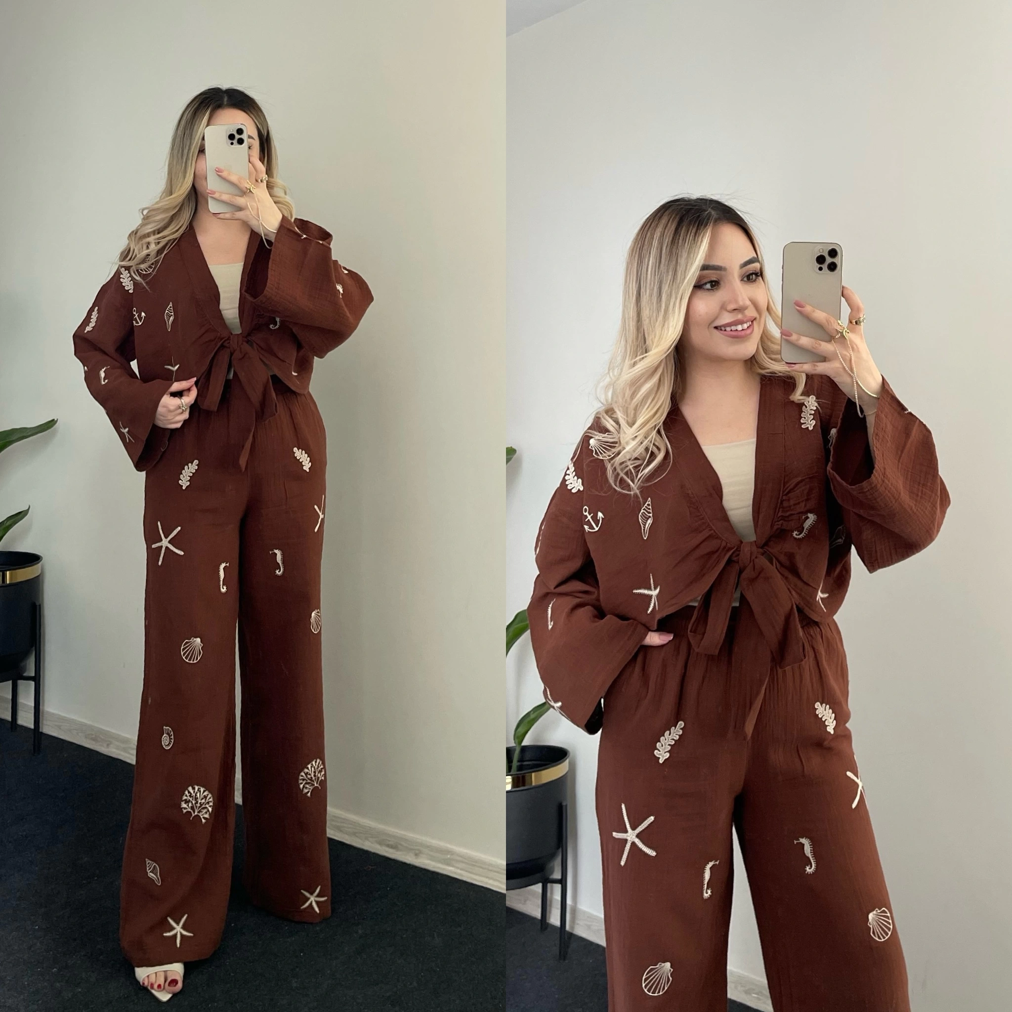 Müslin Acı Kahve Bohem Takım