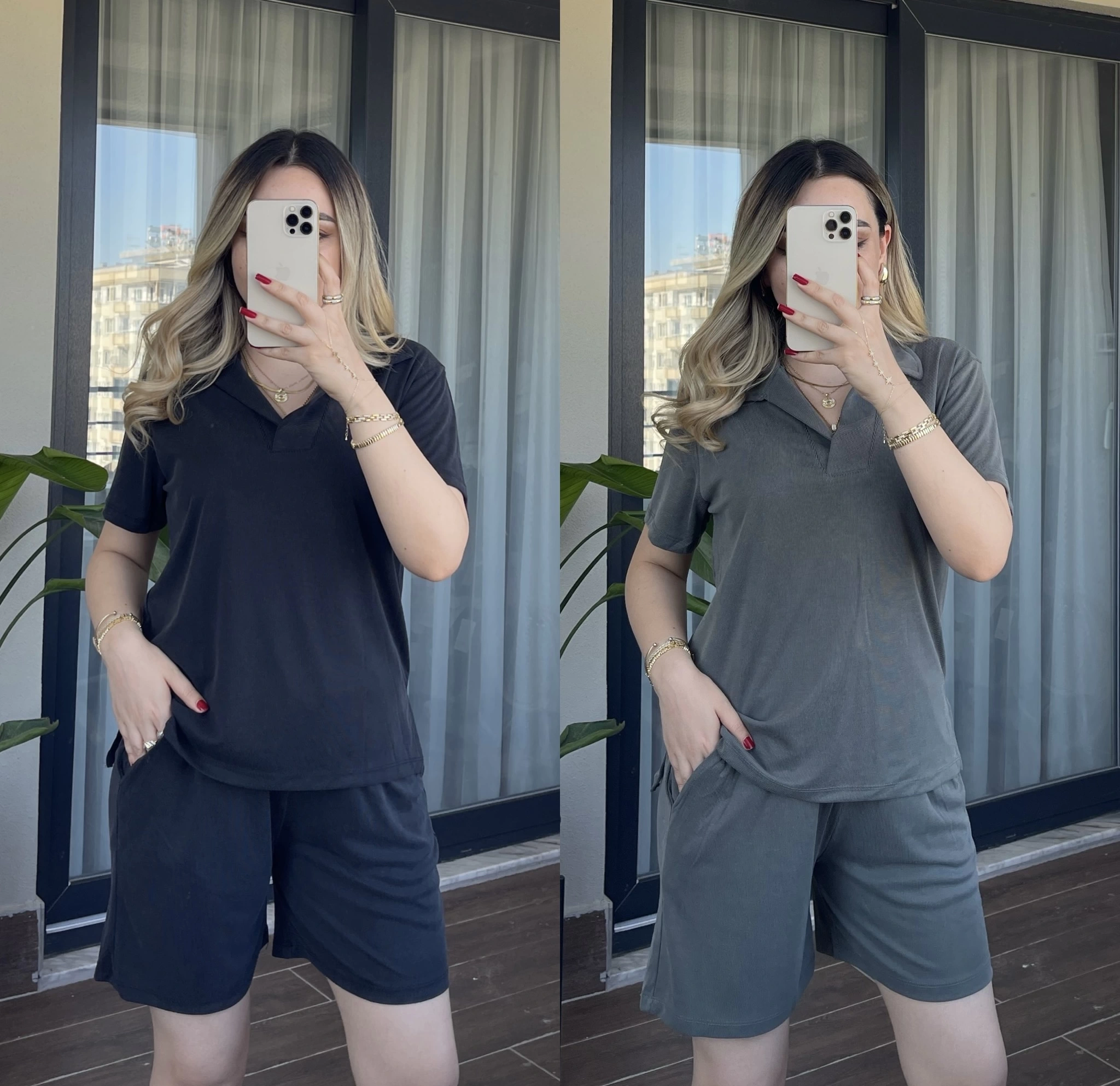 Oysh Polo Yaka Şortlu Takım