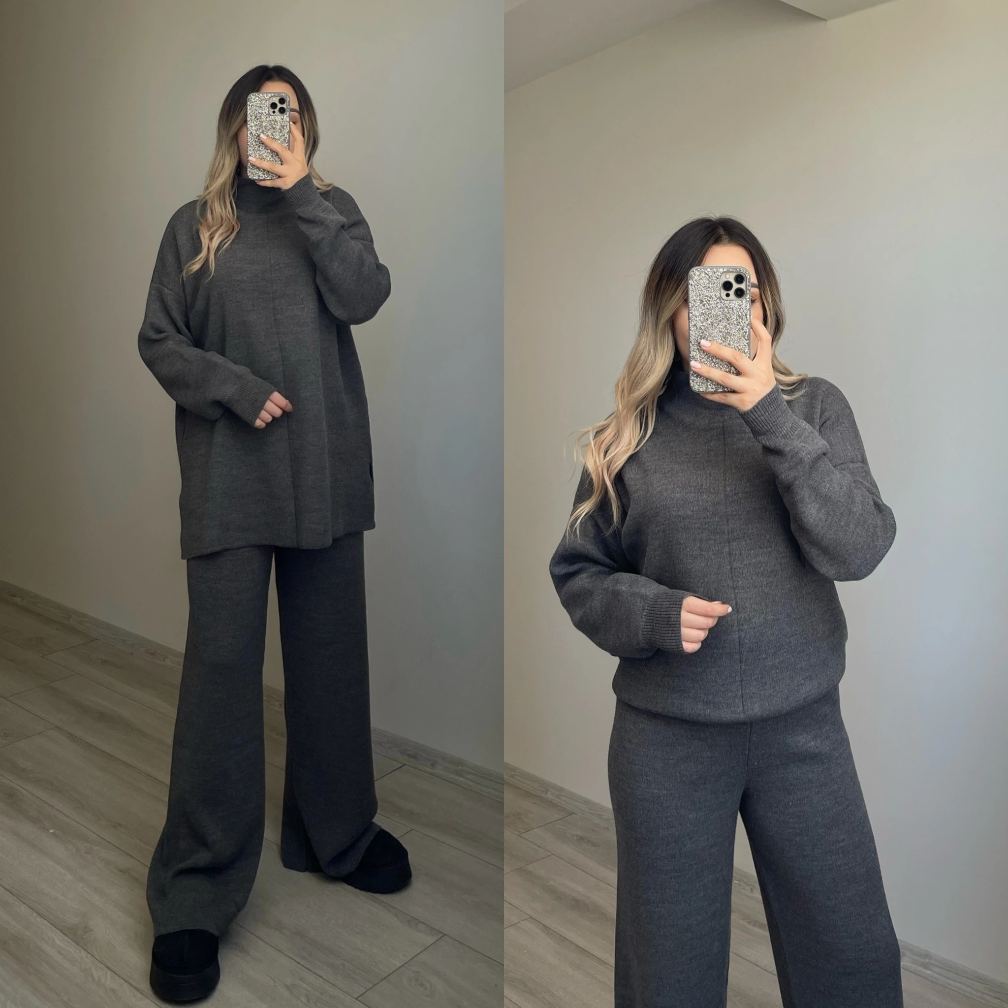 Antrasit Triko Takım