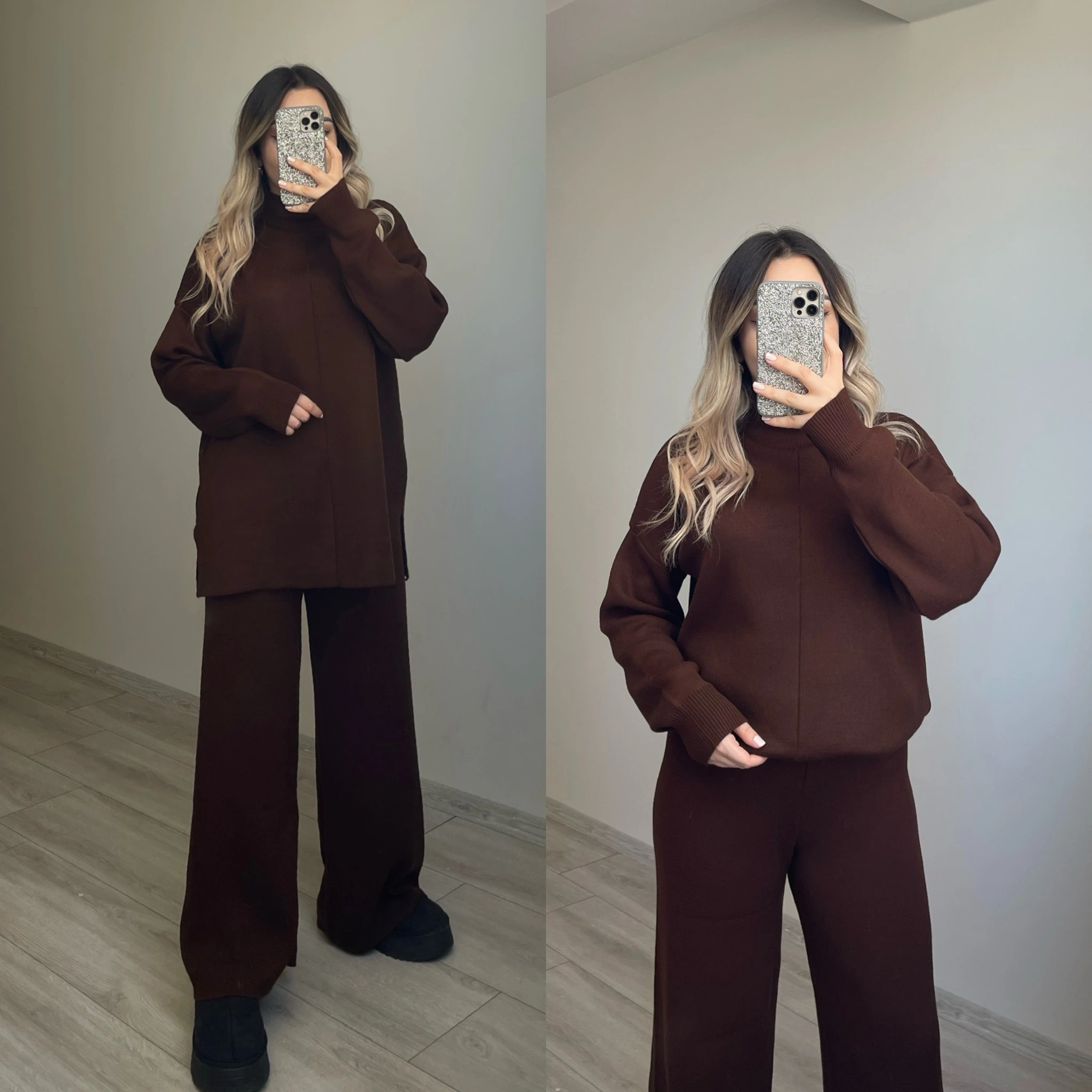 Acı Kahve Triko Takım
