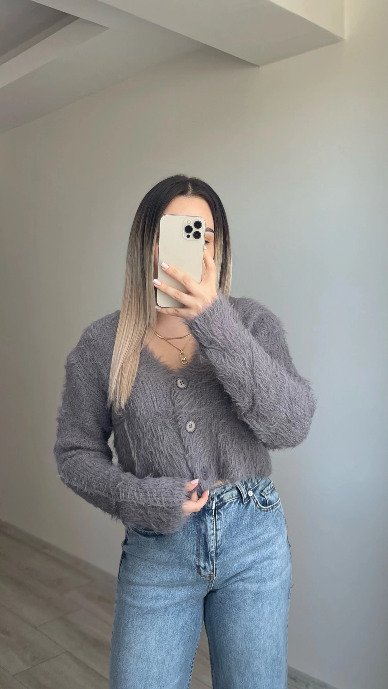 Sakallı Crop Kazak Antrasit