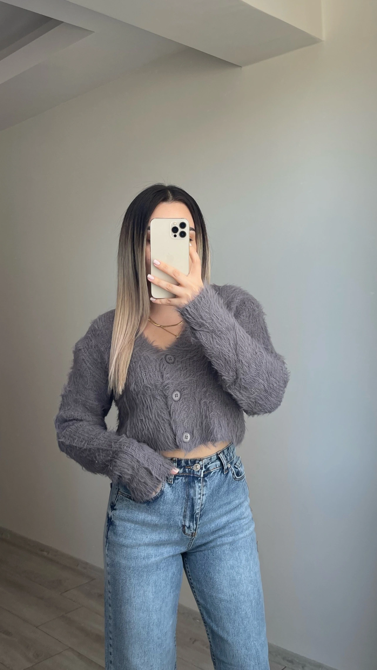 Sakallı Crop Kazak Antrasit