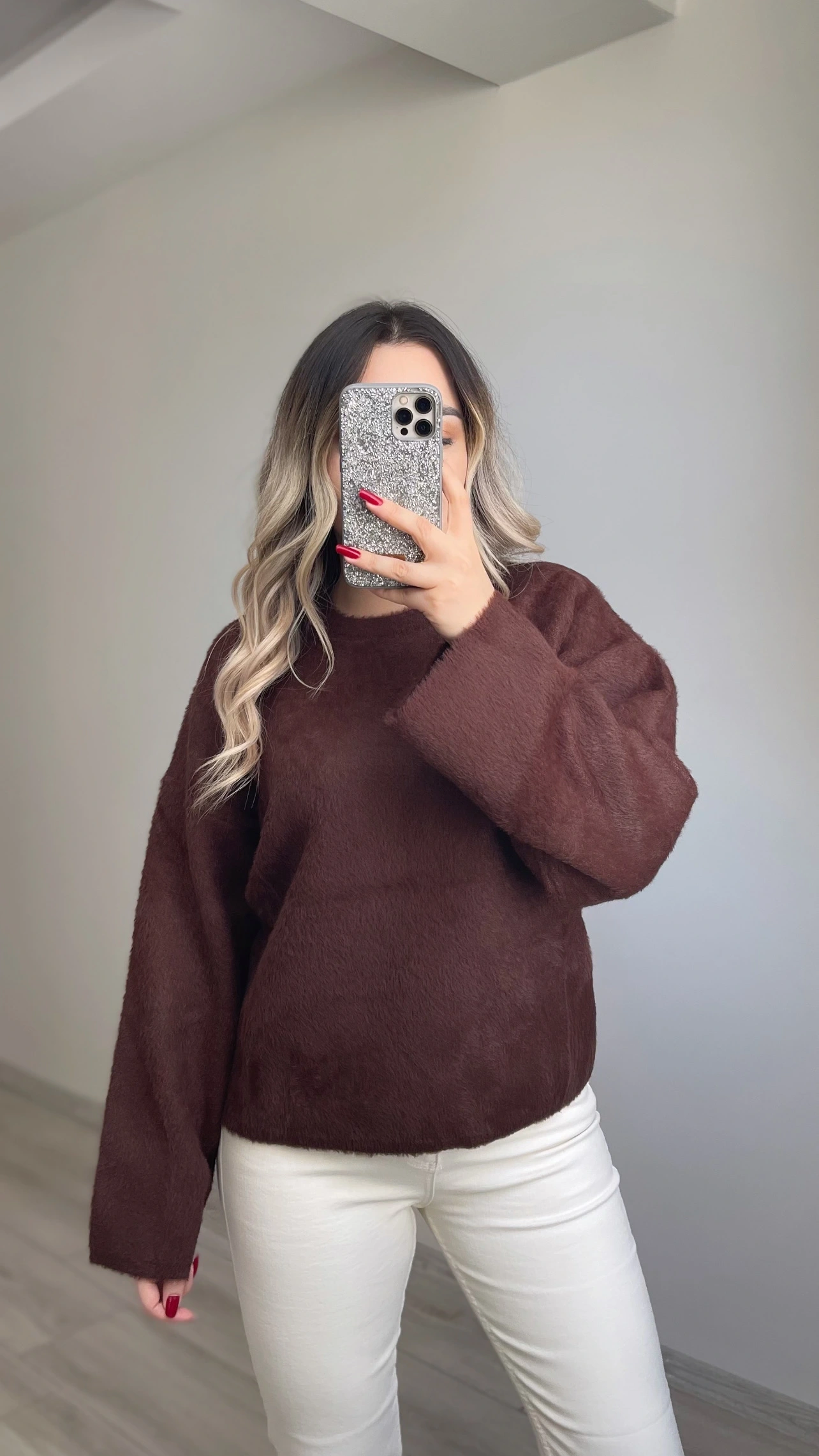 Acı Kahve Kaşmir Kazak
