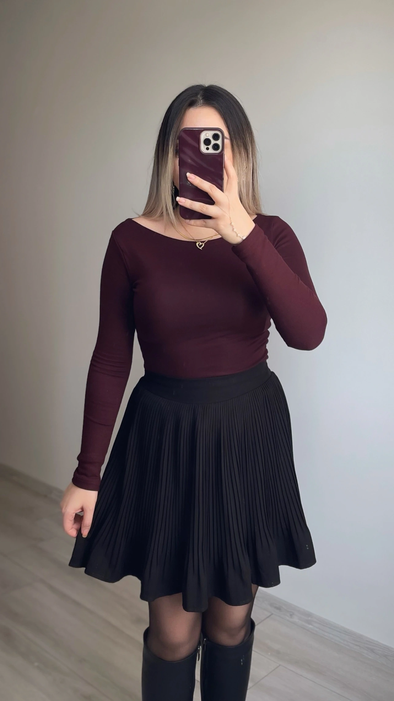 Siyah Pileli Şort Etek