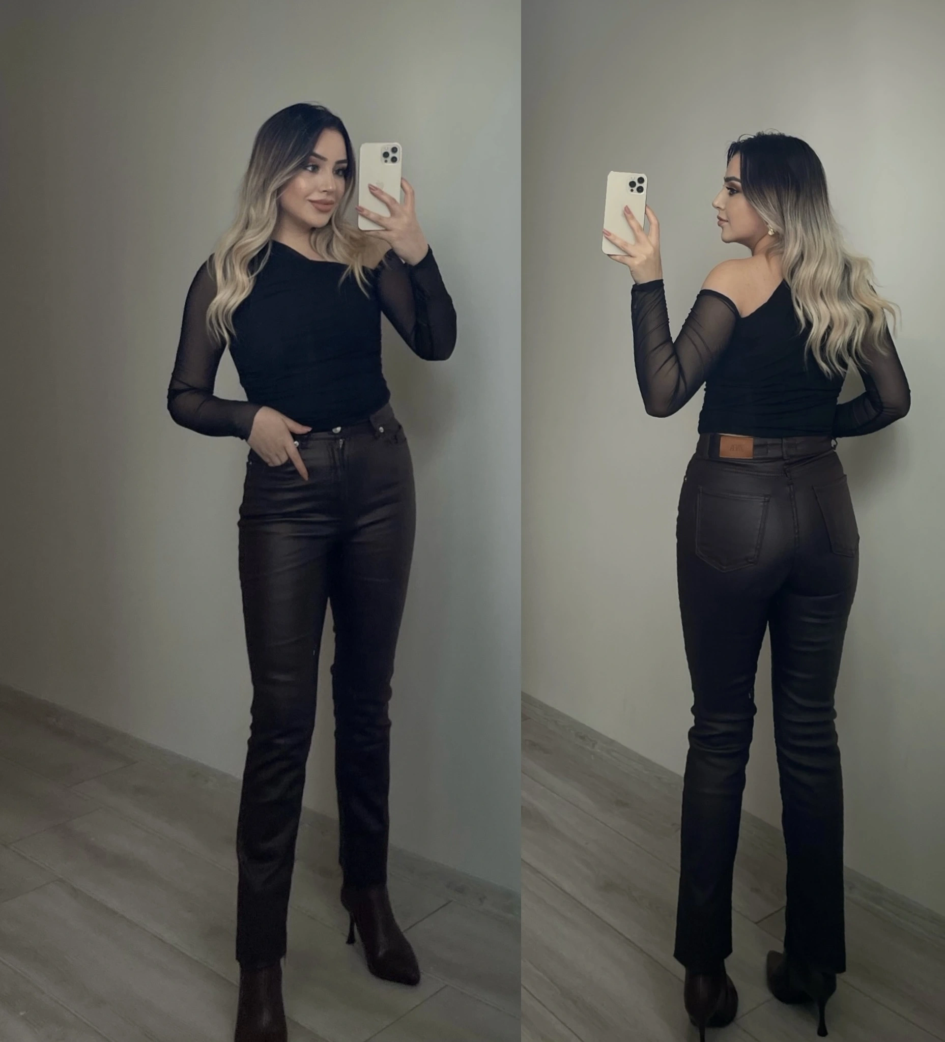 ZRA Acı Kahve Mumlu Jean