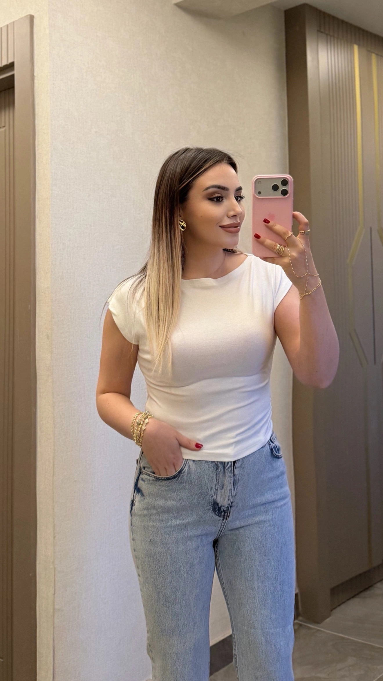 Oysh Modal Beyaz Bluz