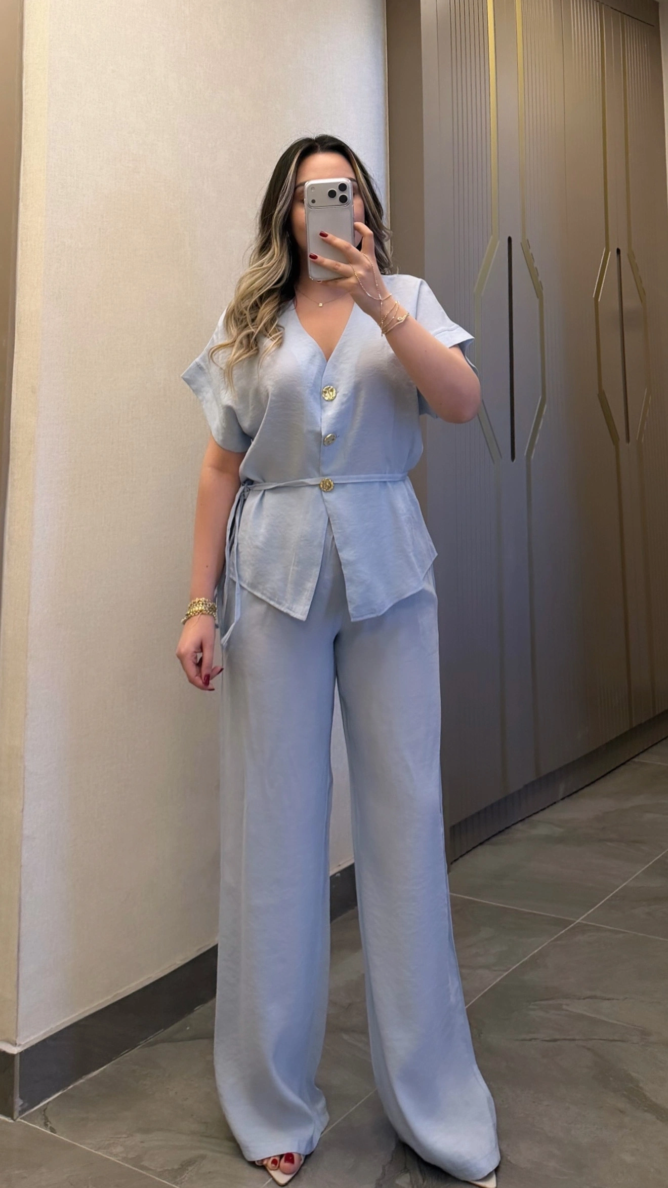 Bebe Mavi Tensel Takım