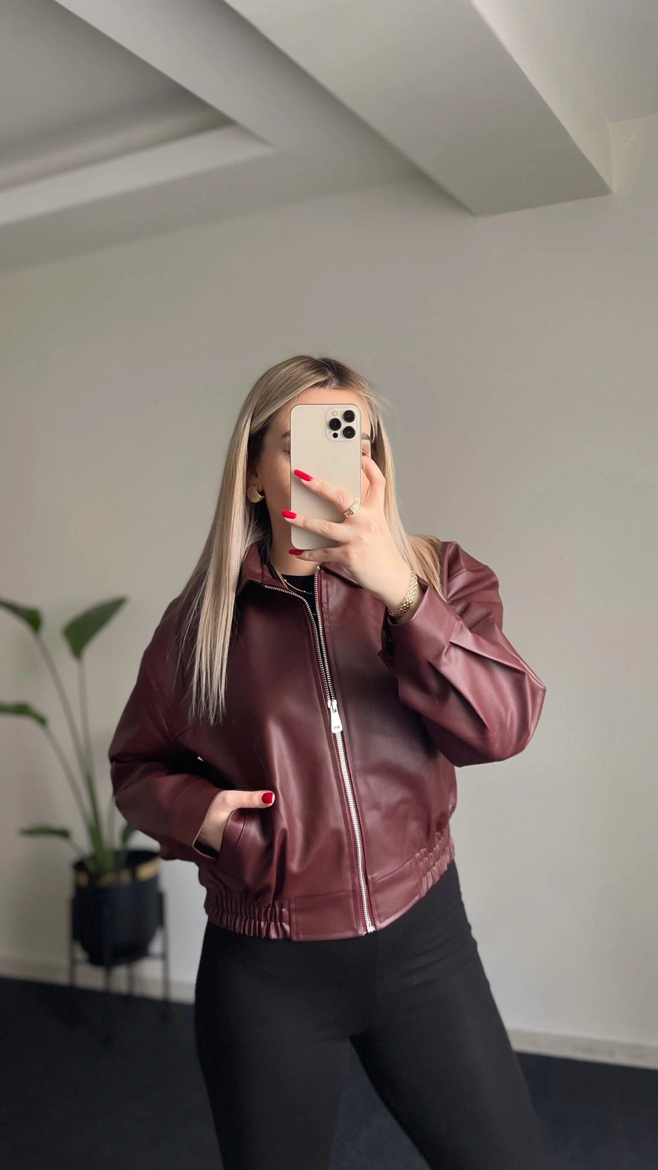 Deri Bomber Ceketler