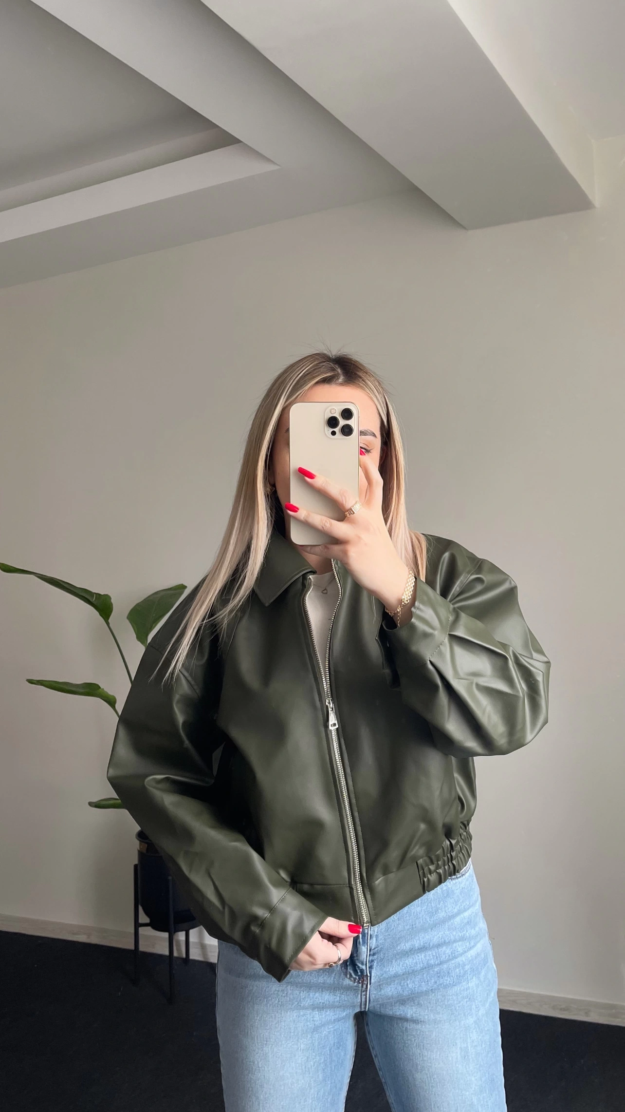 Deri Bomber Ceketler