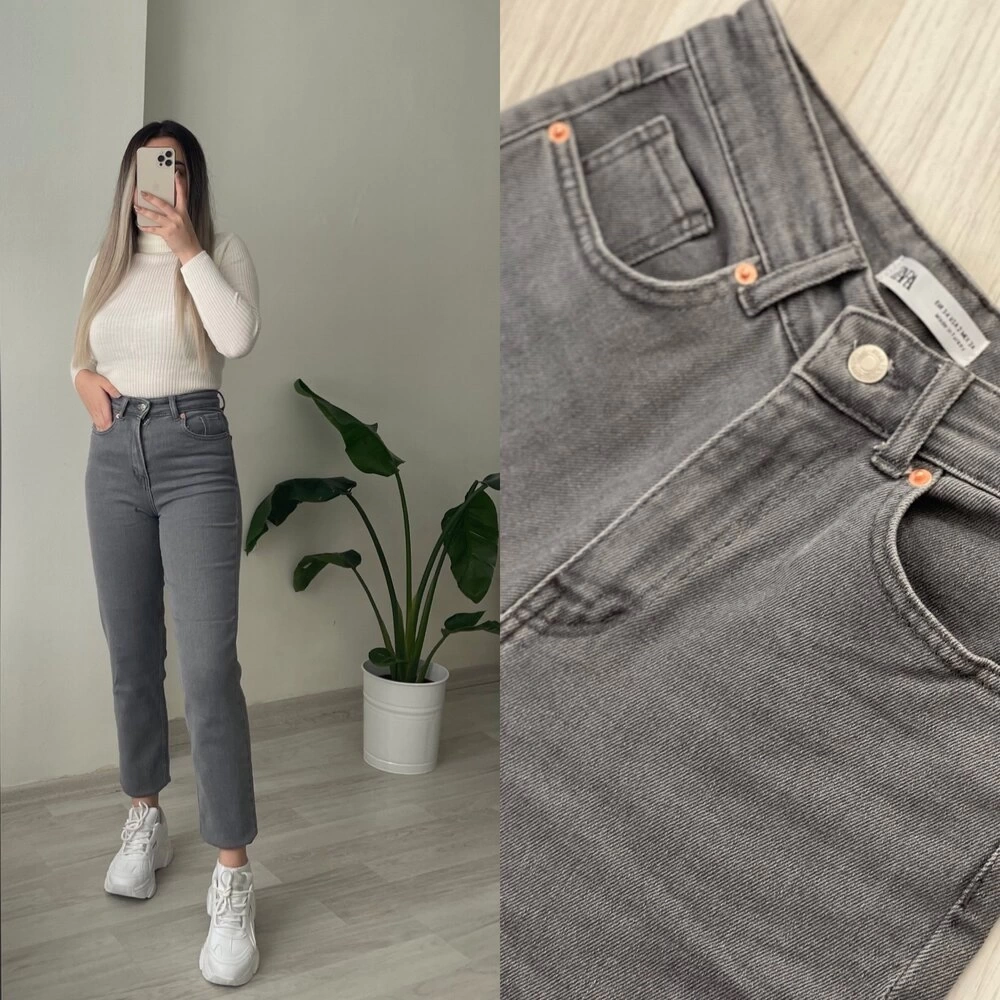 Gri Mom Jean ZR