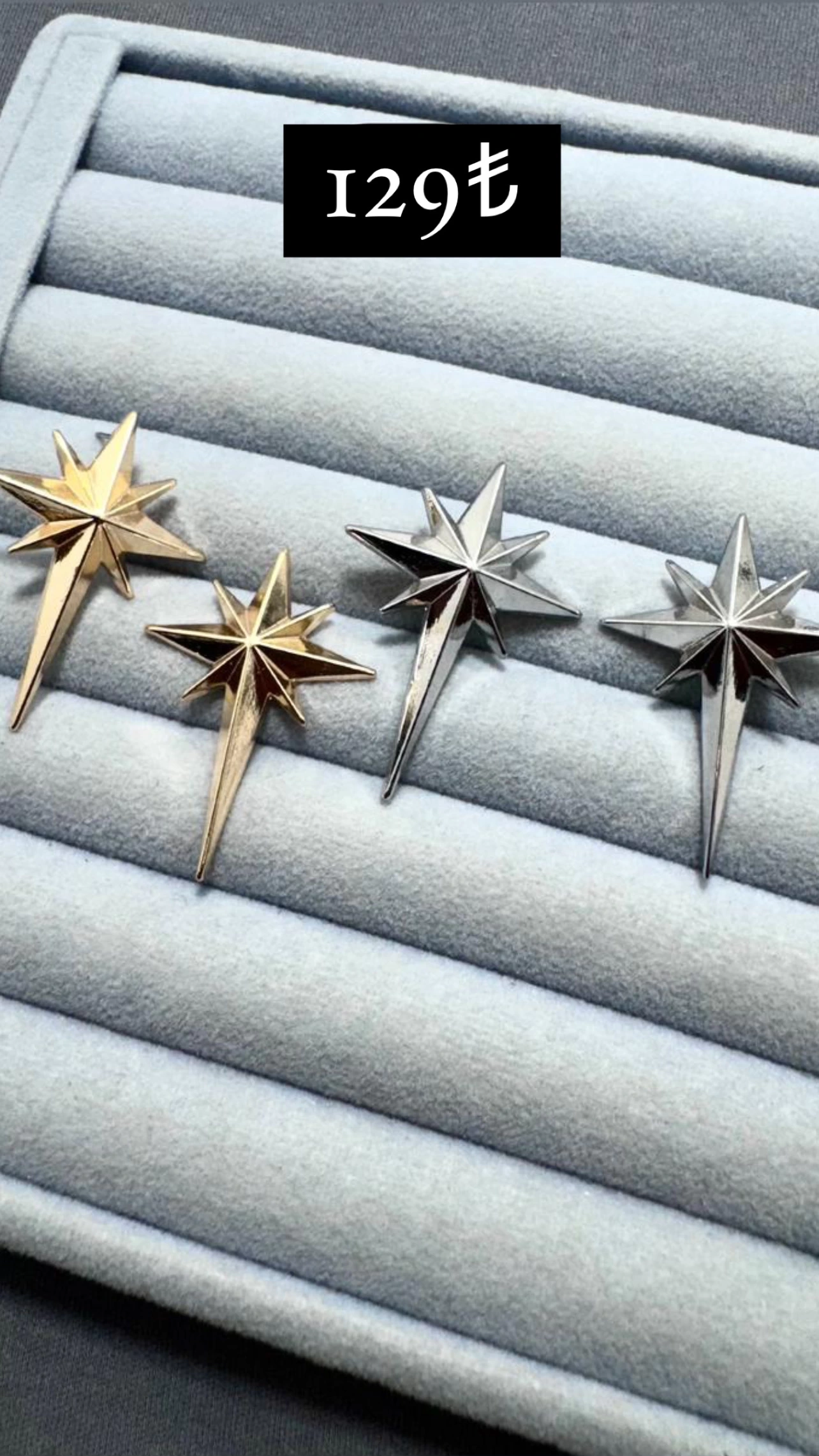 Kutup Yıldızı Küpe