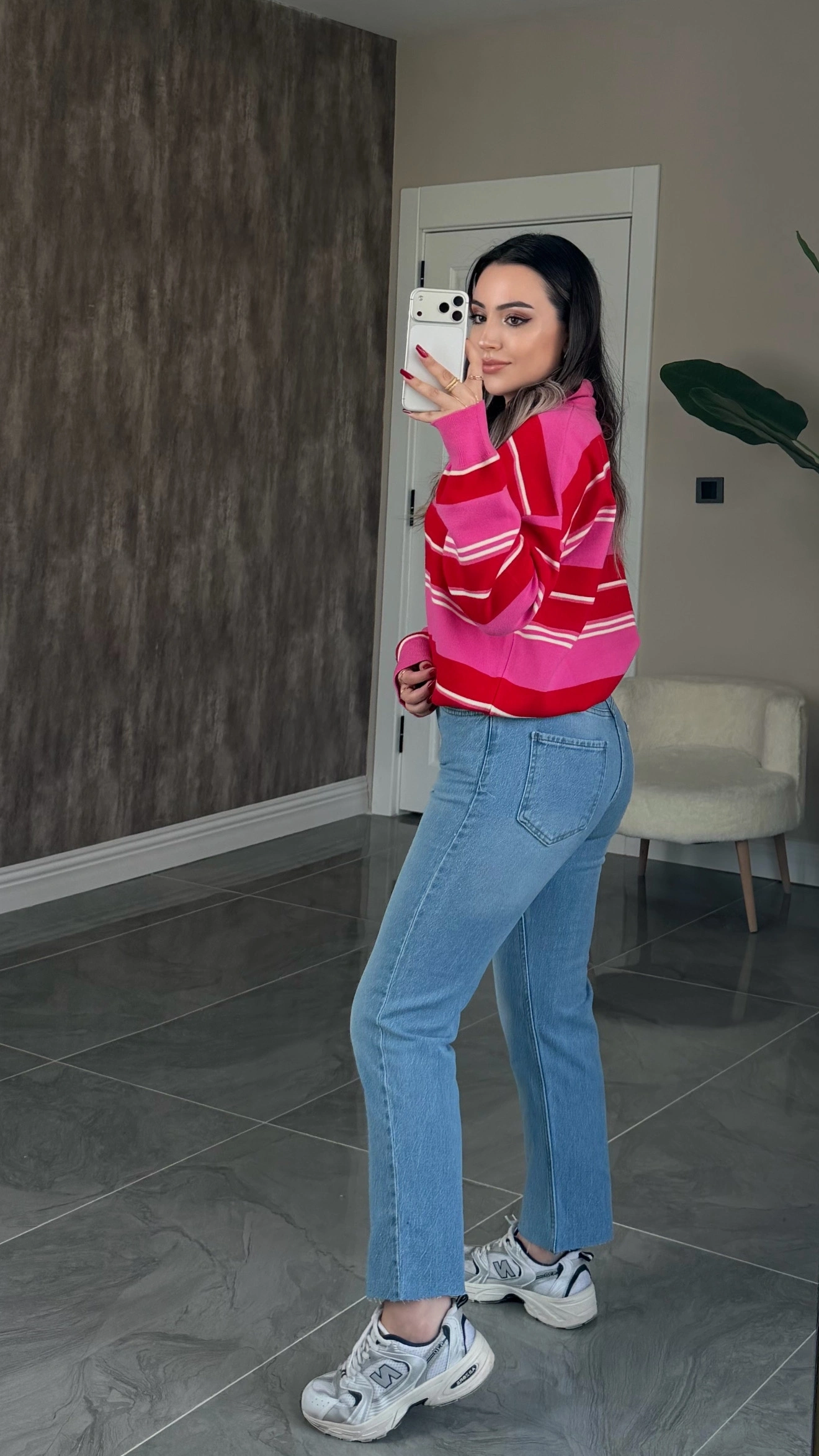 Mavi Likralı Boyfit ZR Jean