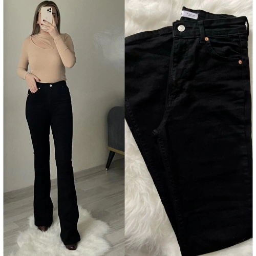 Siyah İspanyol Jean Zr