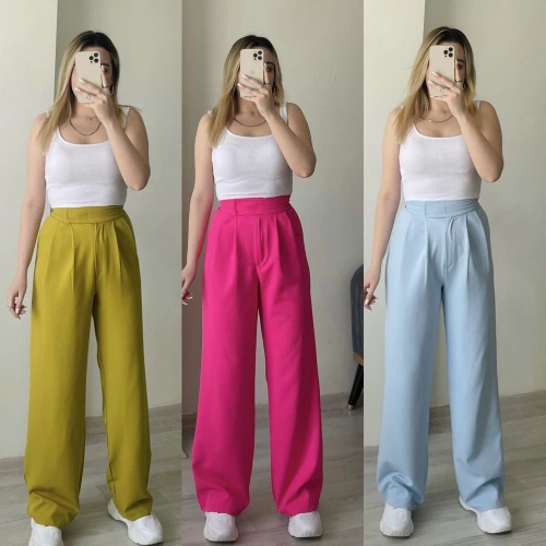 Cırtcırtlı Palazzo Pantolonlar