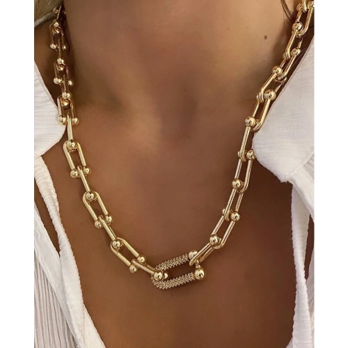 Zirkon Taşlı Tiffany Kolye