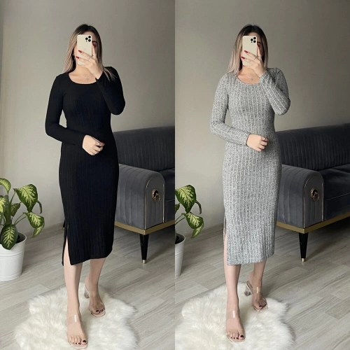 Fitilli Triko Elbiseler