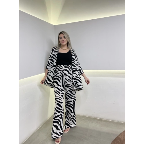 Zebra Kimono Takım