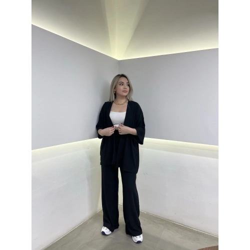 Siyah Kimono Takım
