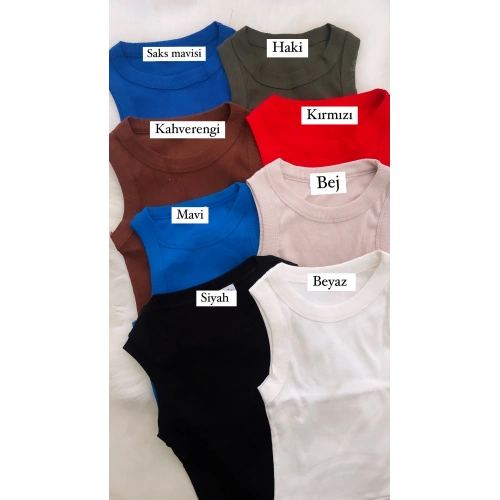 Fitilli Halter Yaka Croplar