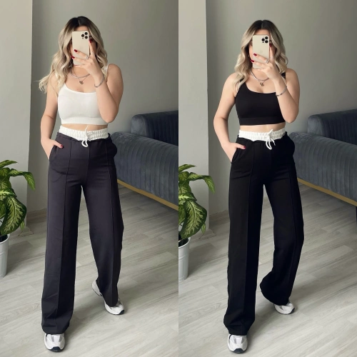 Zr Model Likralı Çımalı Pantolonlar
