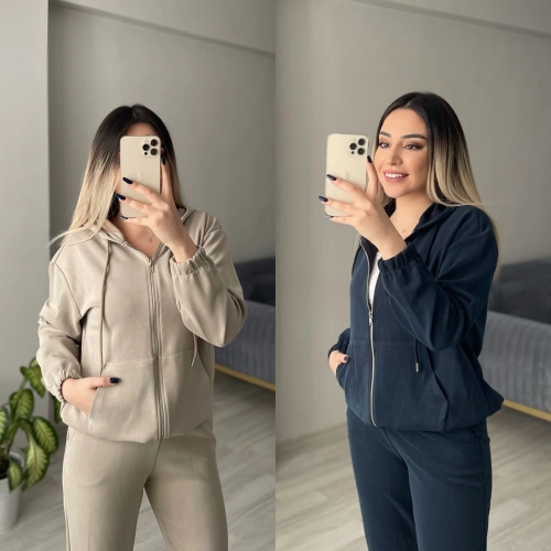 Oys Modal Kumaş Kapuşonlu Eşofman Takımı