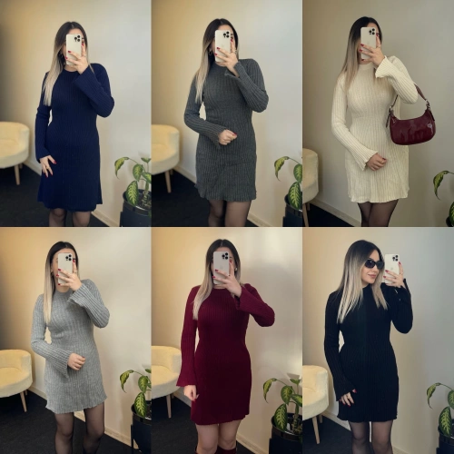 Mini Triko Elbiseler