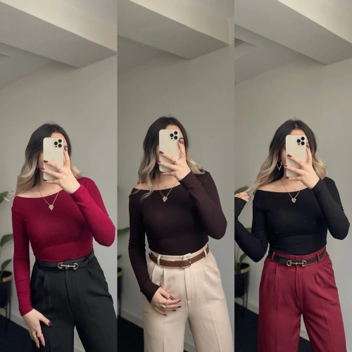 Oysh Kayık Yaka Bluzler