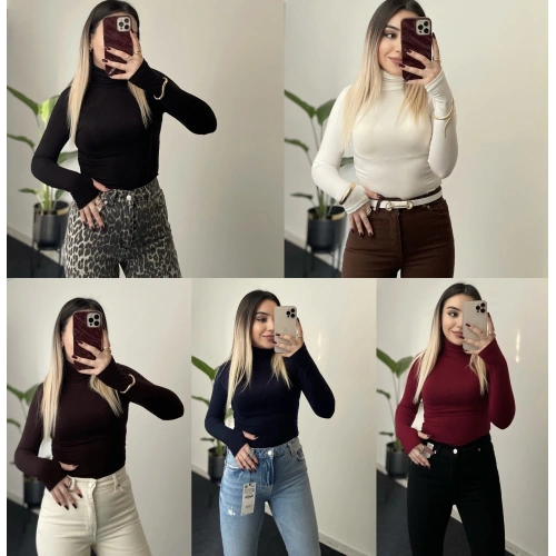 Oysh Balıkçı Yaka Bodyler