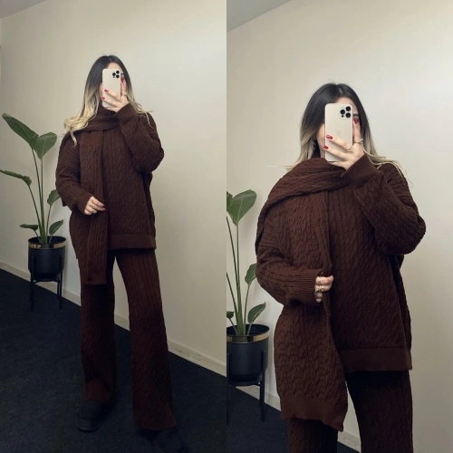 Örgü 3’lü Takım Acı Kahve