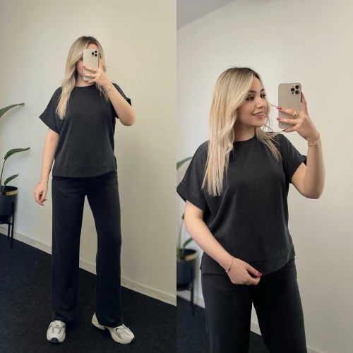 Oysh Modal Takım Antrasit