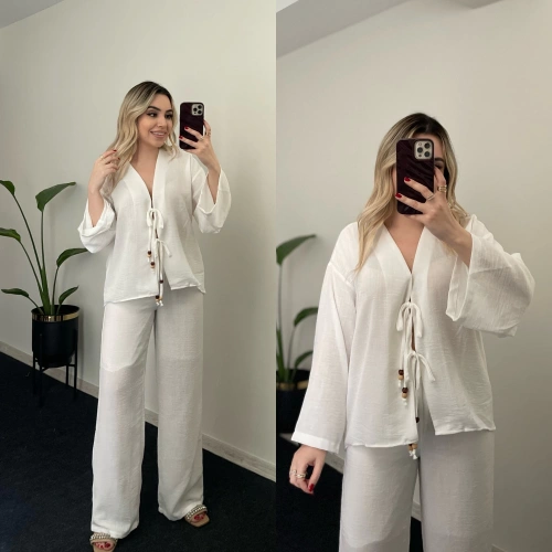 Beyaz Keten Takım