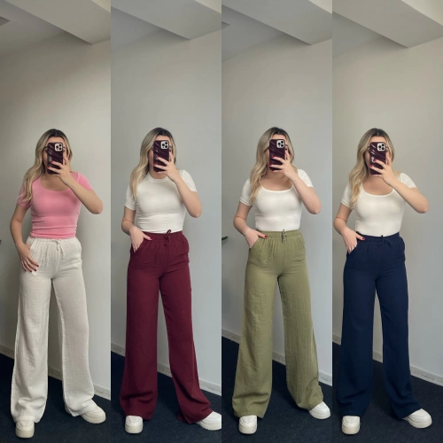 Müslin Pantolonlar ( 8 Renk)