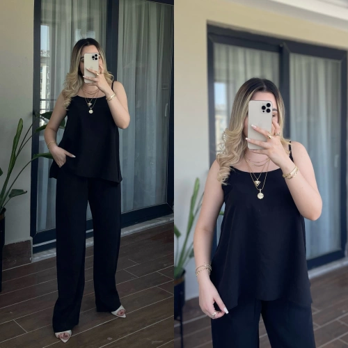 Massimo Siyah Tensel Takım