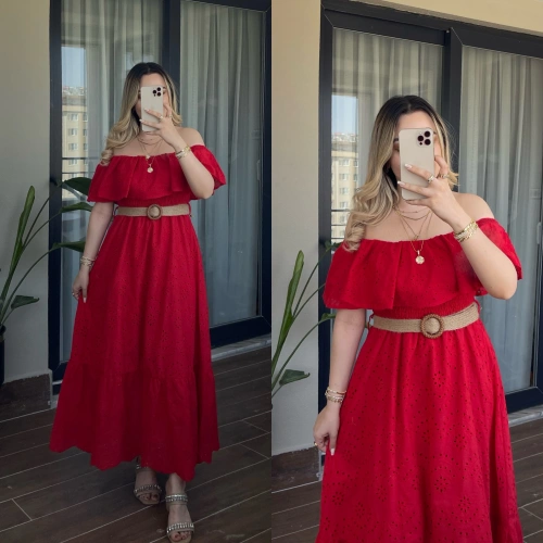 Kırmızı Fisto Elbise