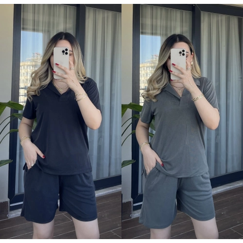 Oysh Polo Yaka Şortlu Takım