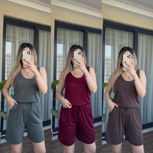 Atletli Şort Takımlar Oysh Modal Kumaş