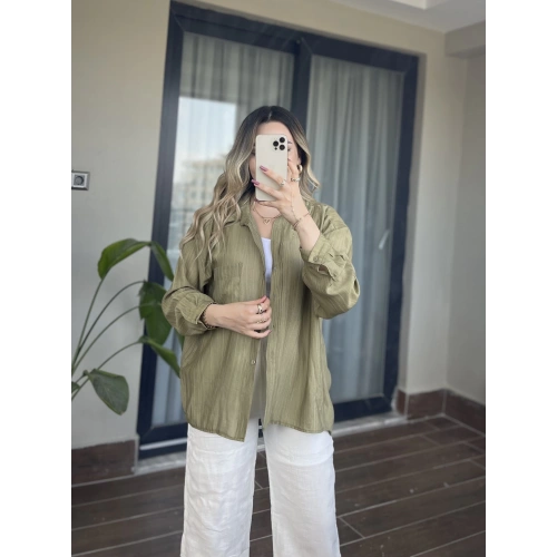 Yeşil Modal Gömlek