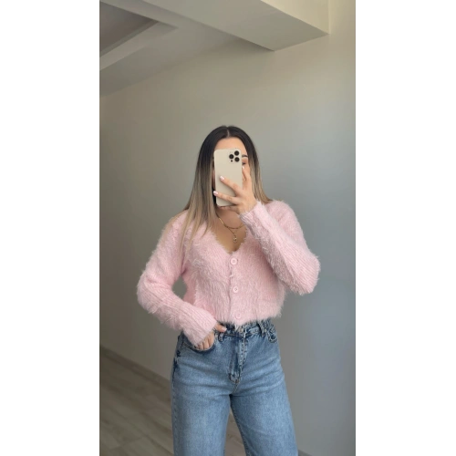 Sakallı Crop Kazak Tozpembe