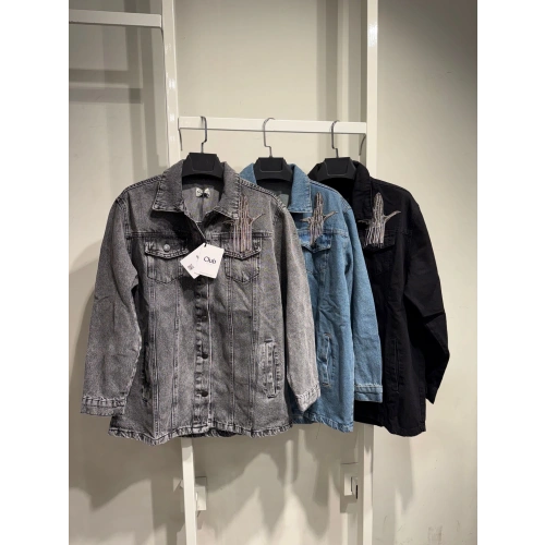 Bymen Club Taşlı Kot Ceketler