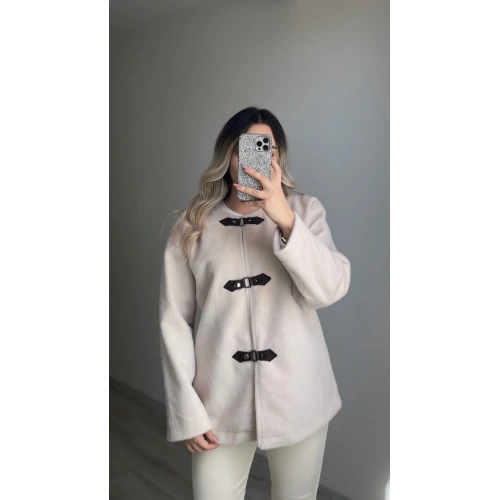 ZR Model Taş Rengi Peluş Ceket