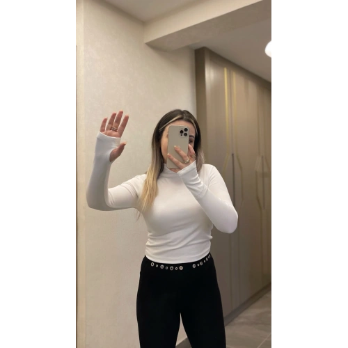 Oysho Yarım Balıkçı Body Beyaz